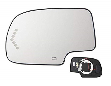 56318 PLASTIC BACK MIRROR, LH heated, outside